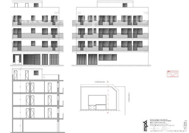 Strandnah gelegenes Apartmenthaus mit Restaurant