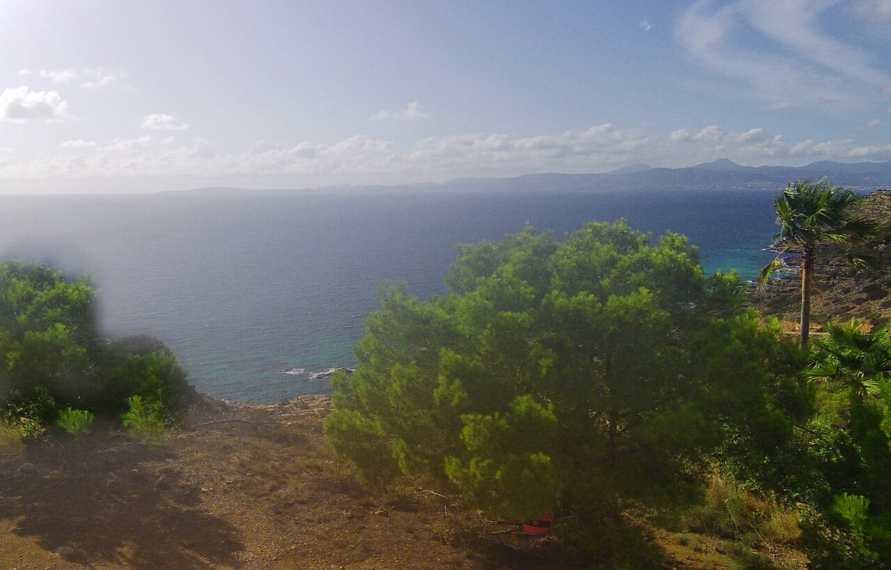 Baugrundstück First Line mit Blick auf die Bucht von Palma