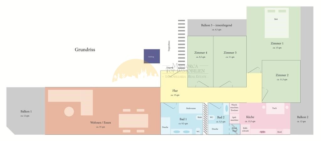 Entzückende Wohnung im Arenal - Modernisiert und Zentral gelegen