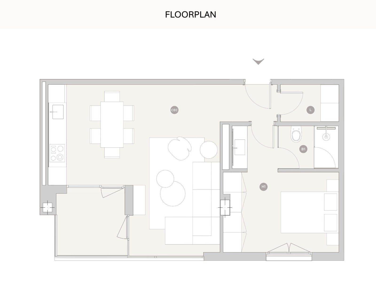 Genießen Sie das Leben in einem exquisiten Apartment mit eigenem Pool und Tiefgarage."