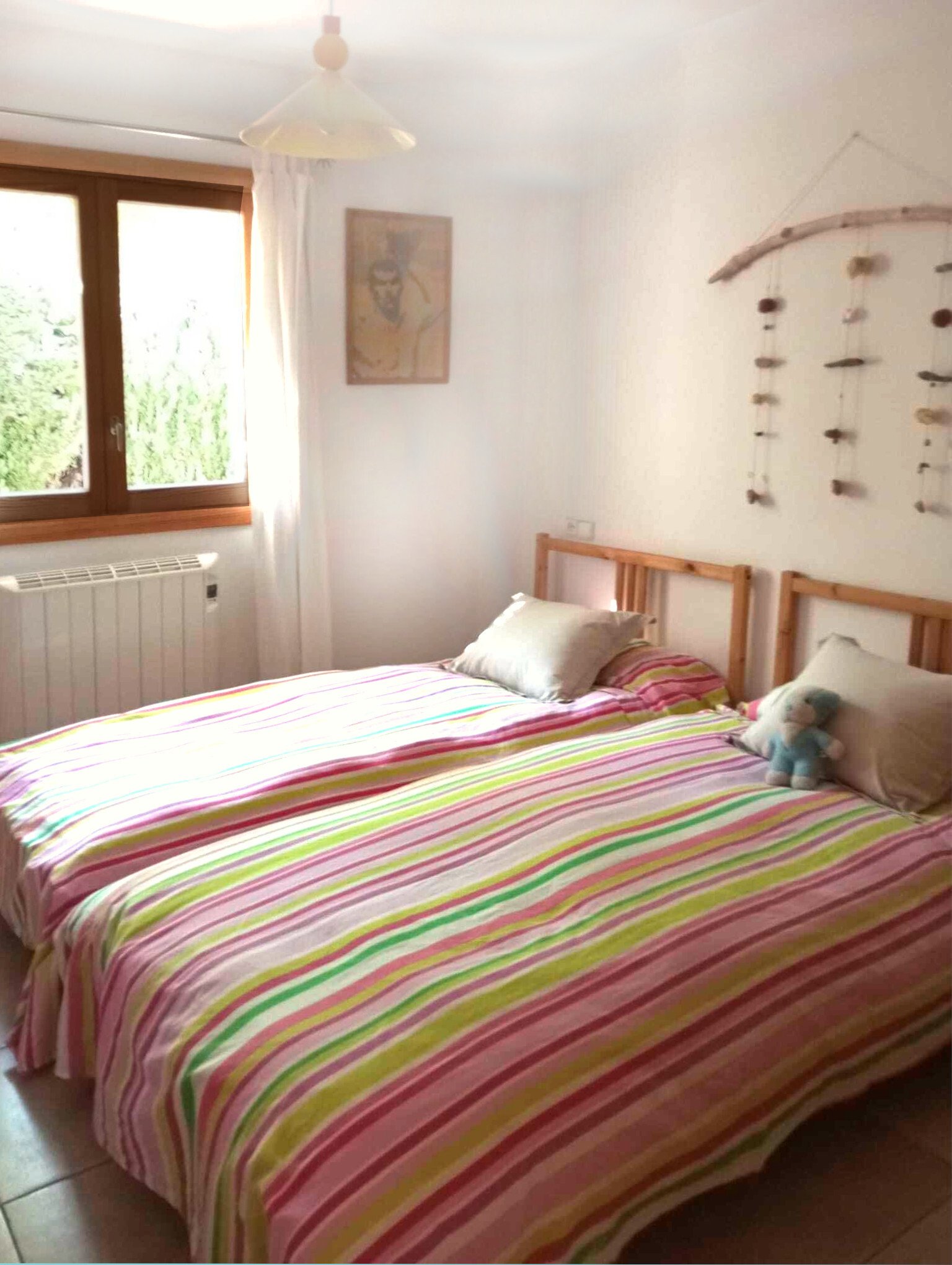 Schöne Doppelhaushälte mit mediterranem Garten