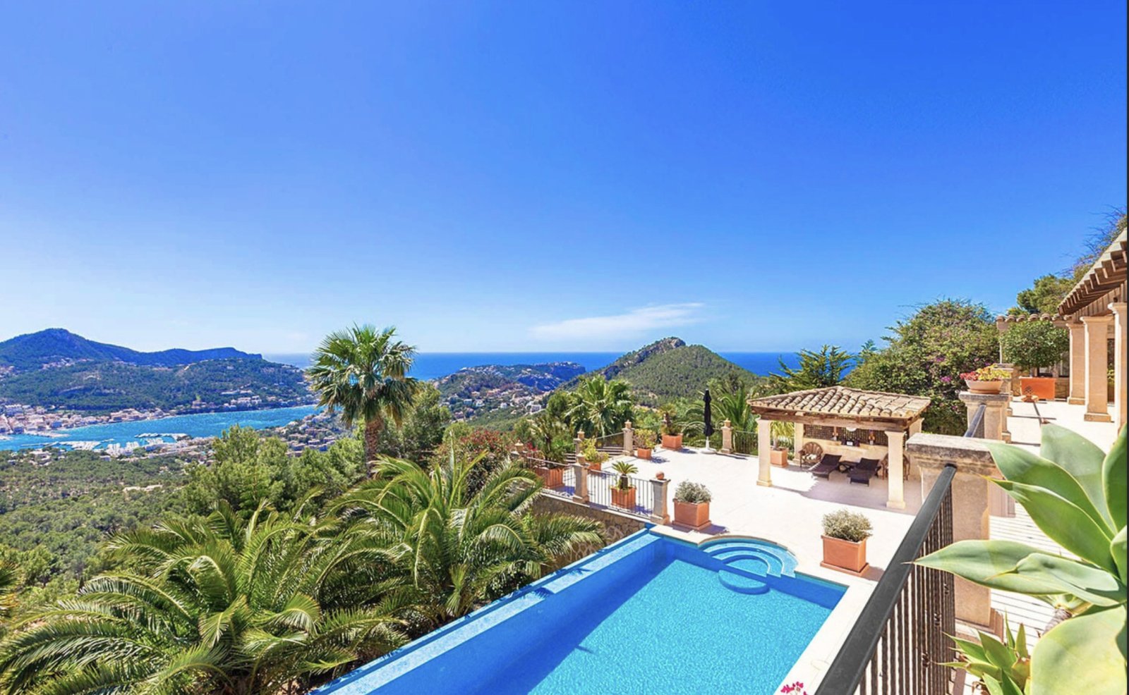 Exklusive Villa in Port Andratx mit Gäste Apartment und 2 Pools.