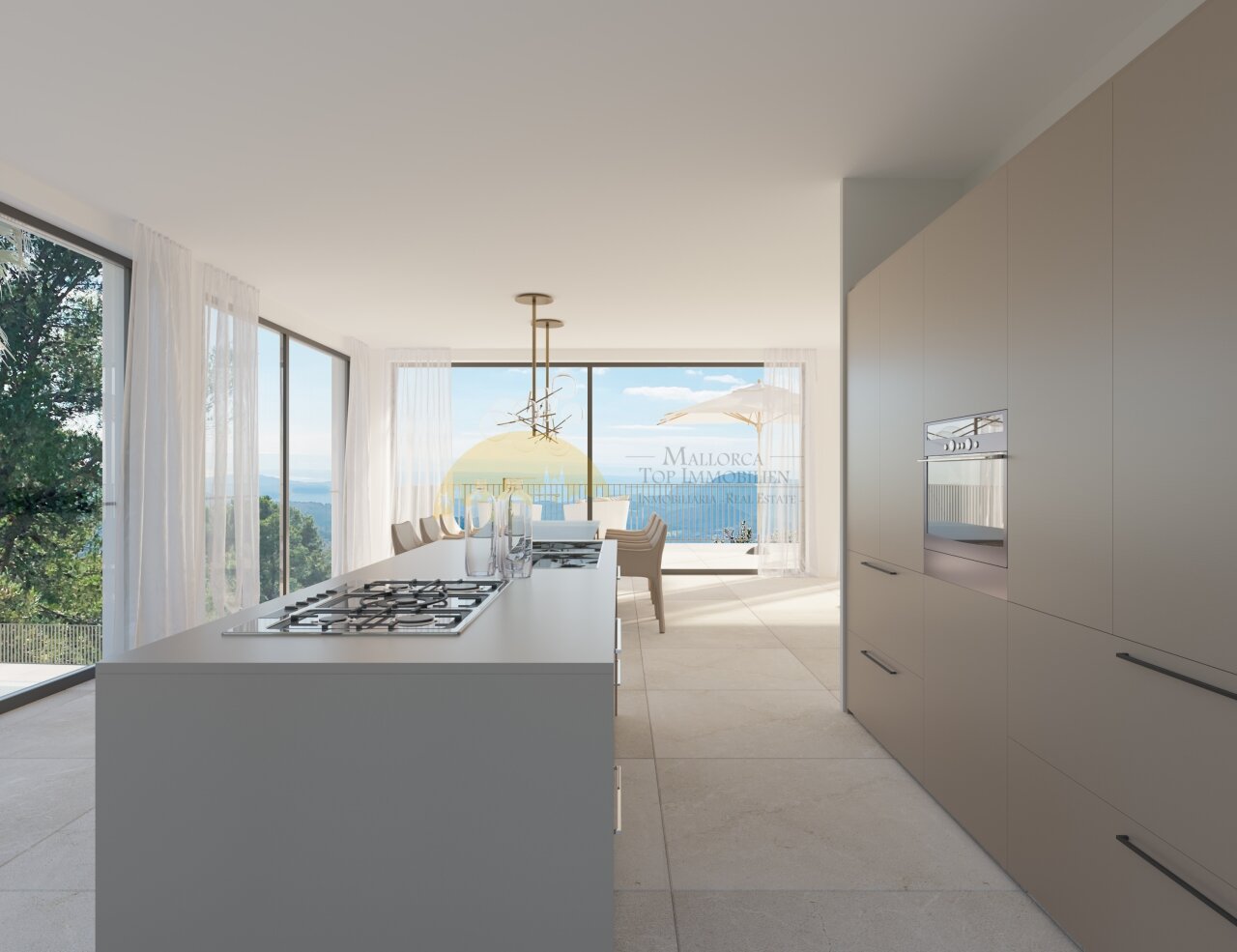 Architektonisches Meisterwerk mit Panoramablick – Neubauvilla in den Tramuntana-Bergen