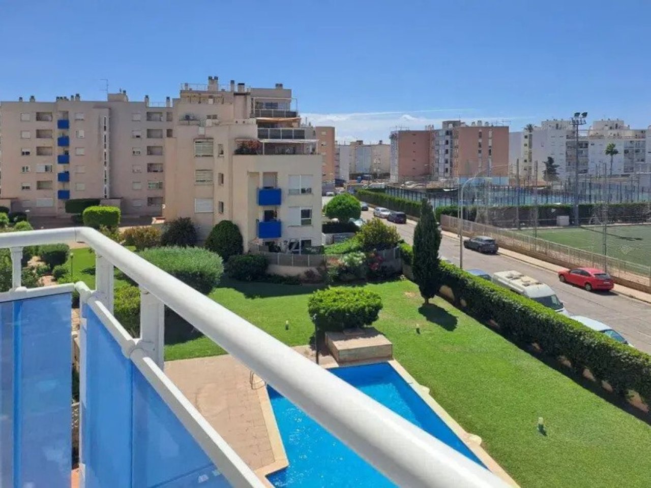 Blick vom Balkon Blick vom Balkon