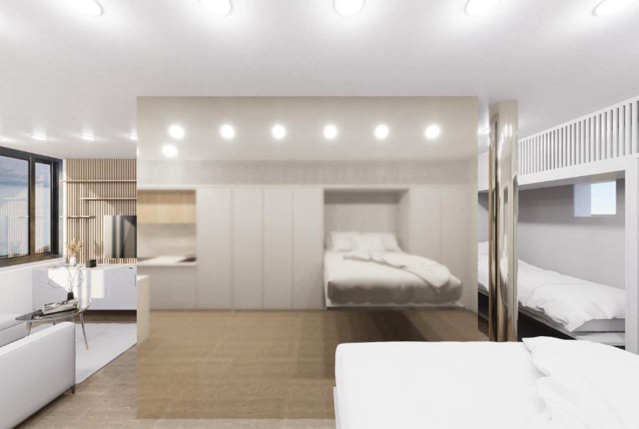 Schlafzimmer mit Bett Schlafzimmer mit Bett