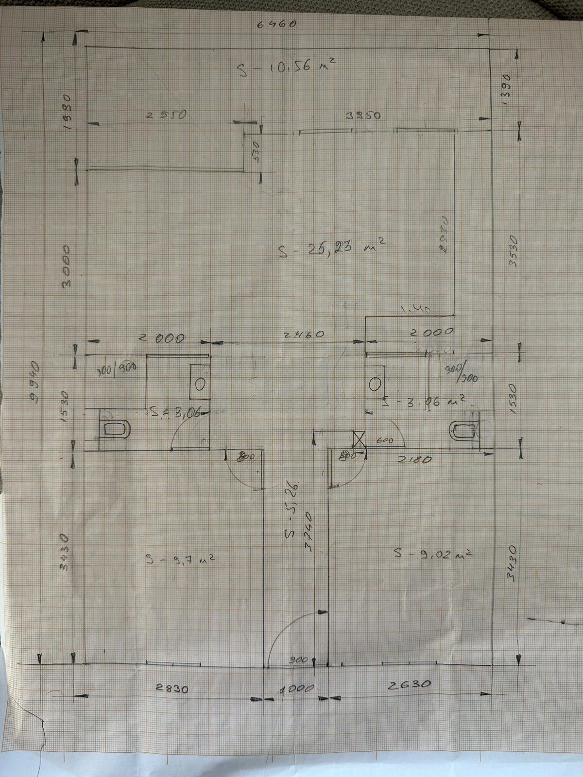 Grundriss von der Wohnung Grundriss von der Wohnung