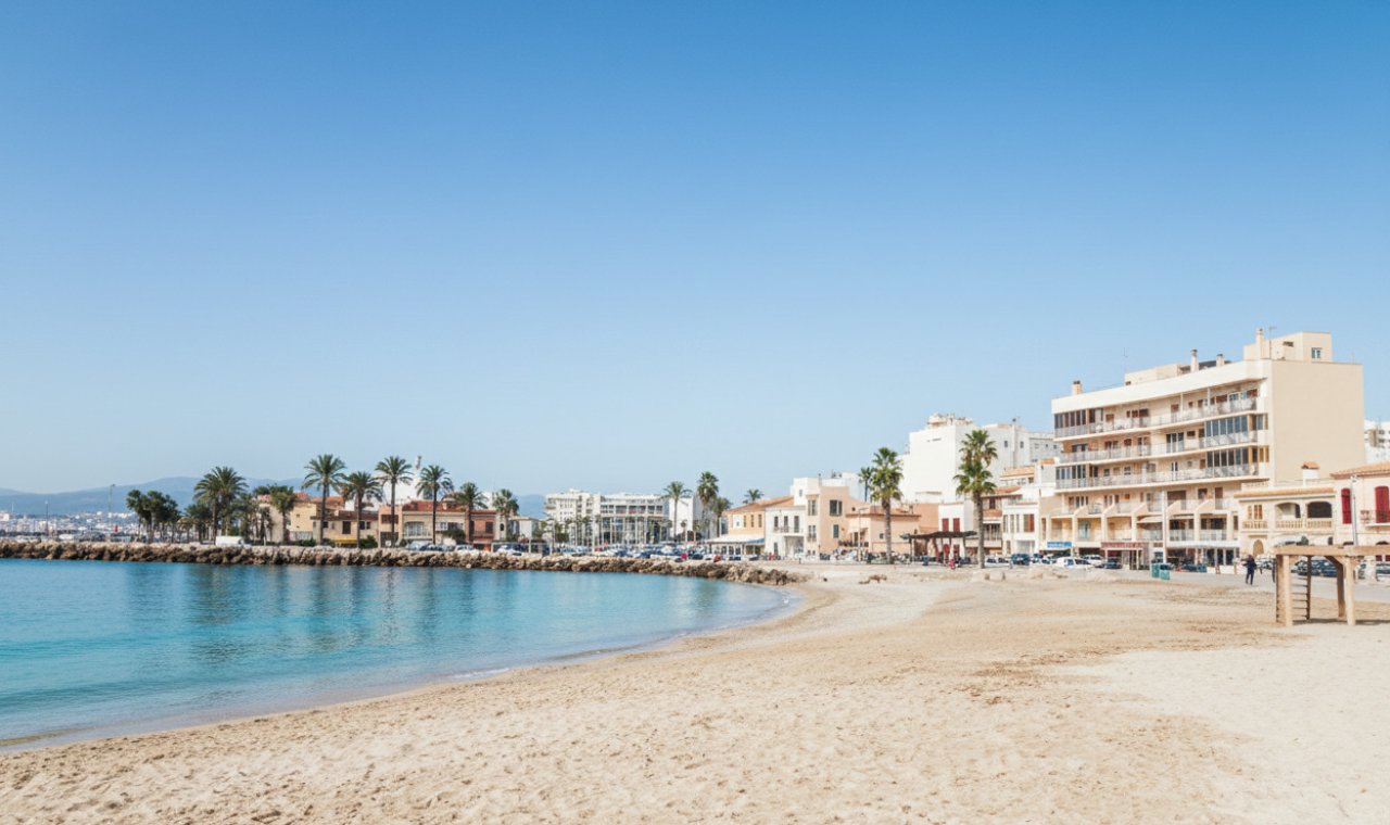 Strandnahe Lage mit direktem Meerblick und unmittelbarer Nähe zur Promenade