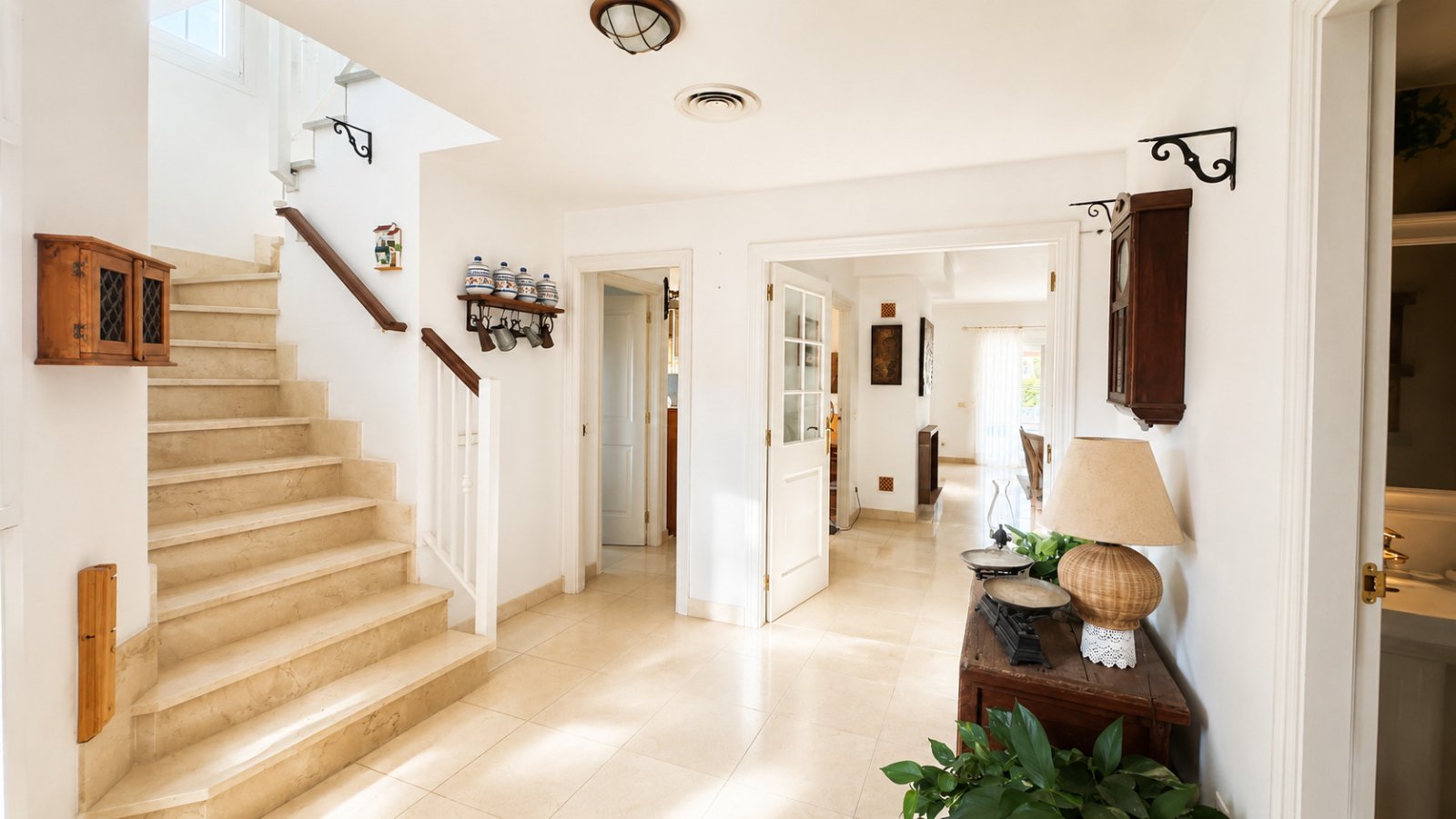 Helles Foyer mit eleganter Treppenanlage und optimaler Raumverteilung Helles Foyer mit eleganter Treppenanlage und optimaler Raumverteilung