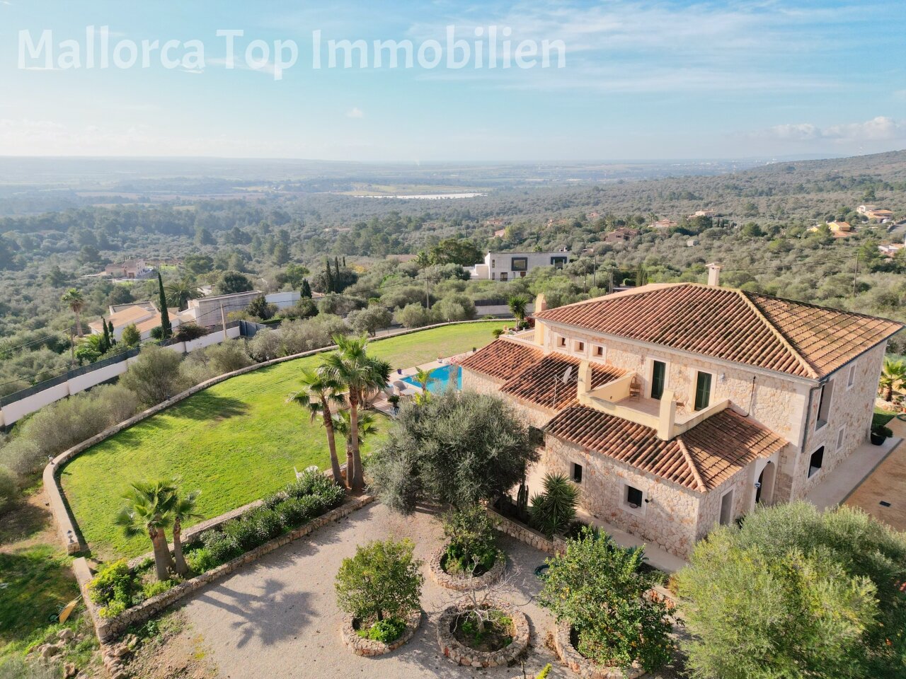 Panoramablick über die Mallorca-Landschaft – Traumhafte Lage mit unverbaubarem Fernblick Panoramablick über die Mallorca-Landschaft – Traumhafte Lage mit unverbaubarem Fernblick