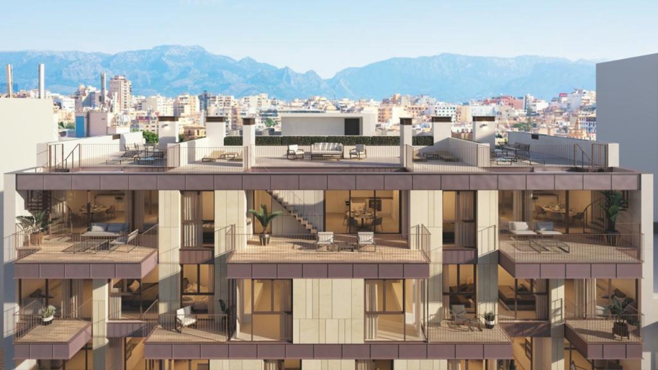 Mehrgeschossige Wohnanlage mit privaten Terrassen und durchdachtem Fassadensystem Mehrgeschossige Wohnanlage mit privaten Terrassen und durchdachtem Fassadensystem