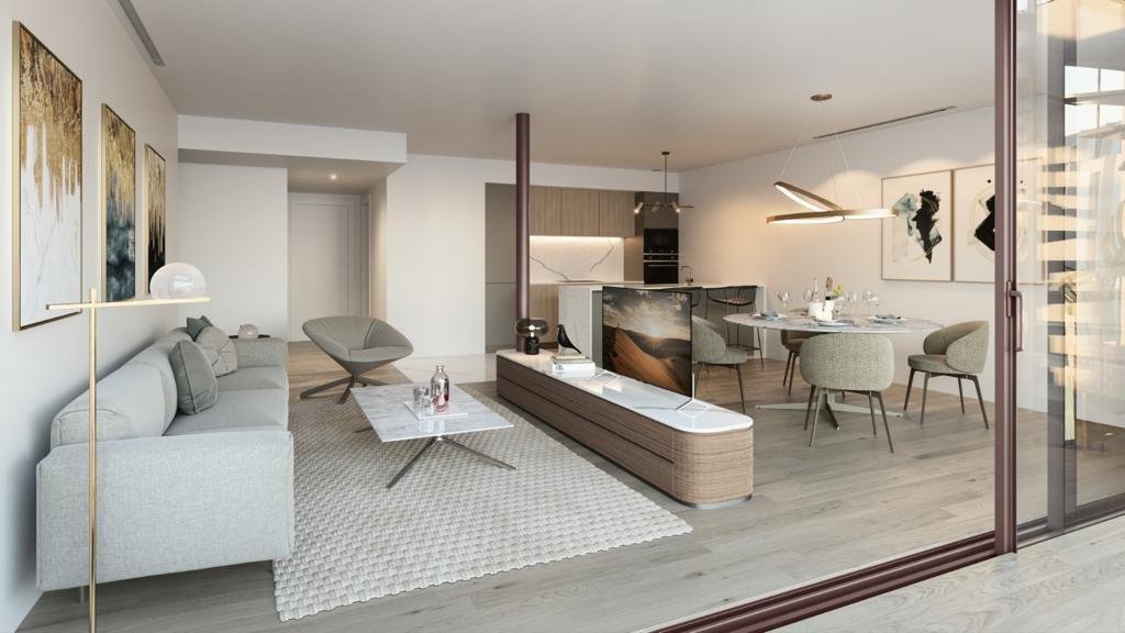 Wohnzimmer mit Esszimmer Wohnzimmer mit Esszimmer