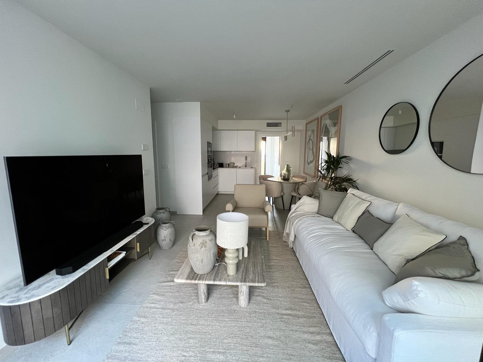 Wohnzimmer mit Fernseher Wohnzimmer mit Fernseher