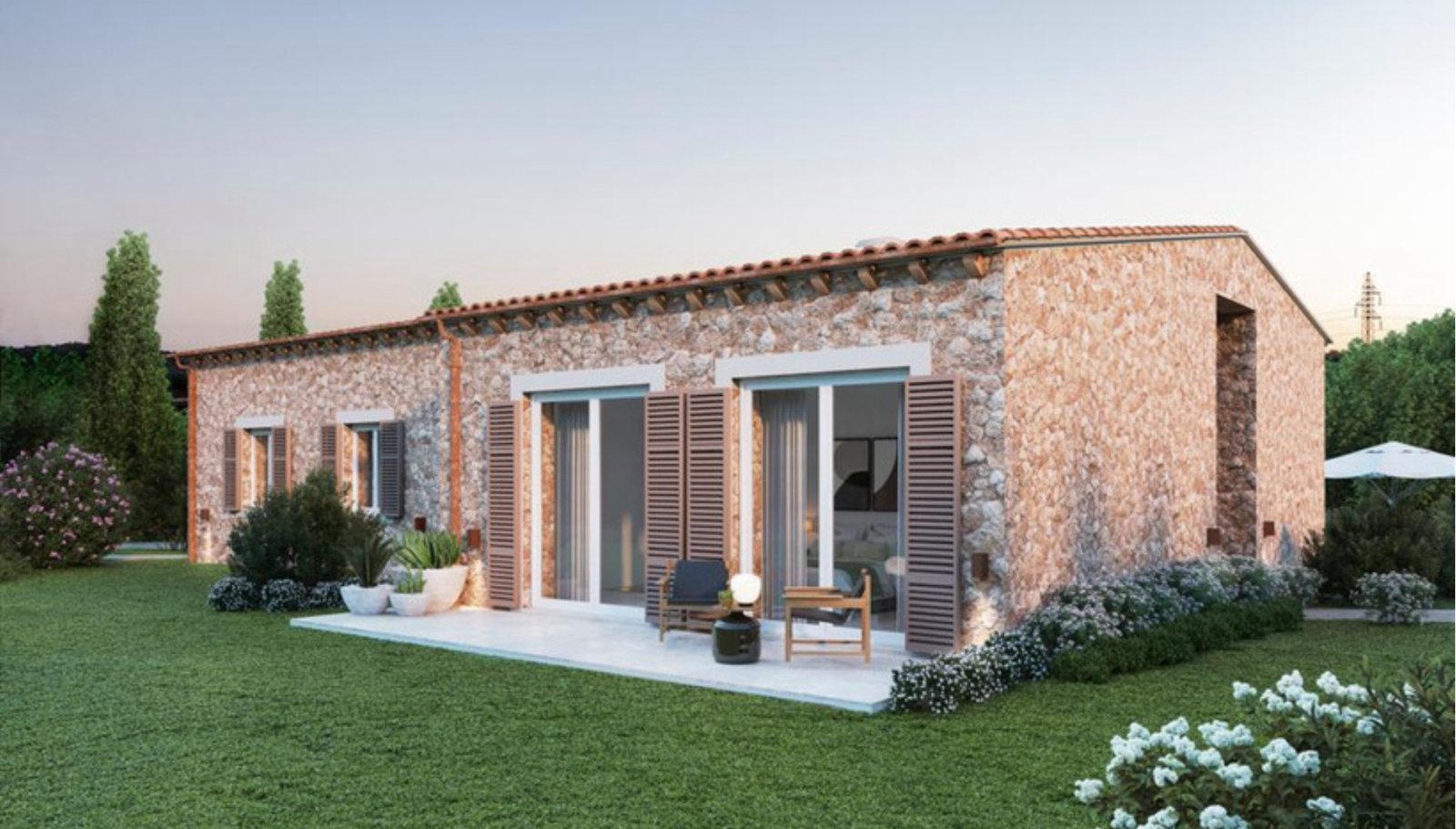 Finca Hausansicht von vorne Finca Hausansicht von vorne