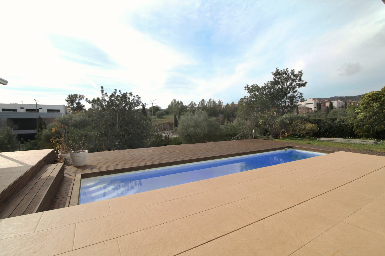 Pool von der Terrasse Pool von der Terrasse