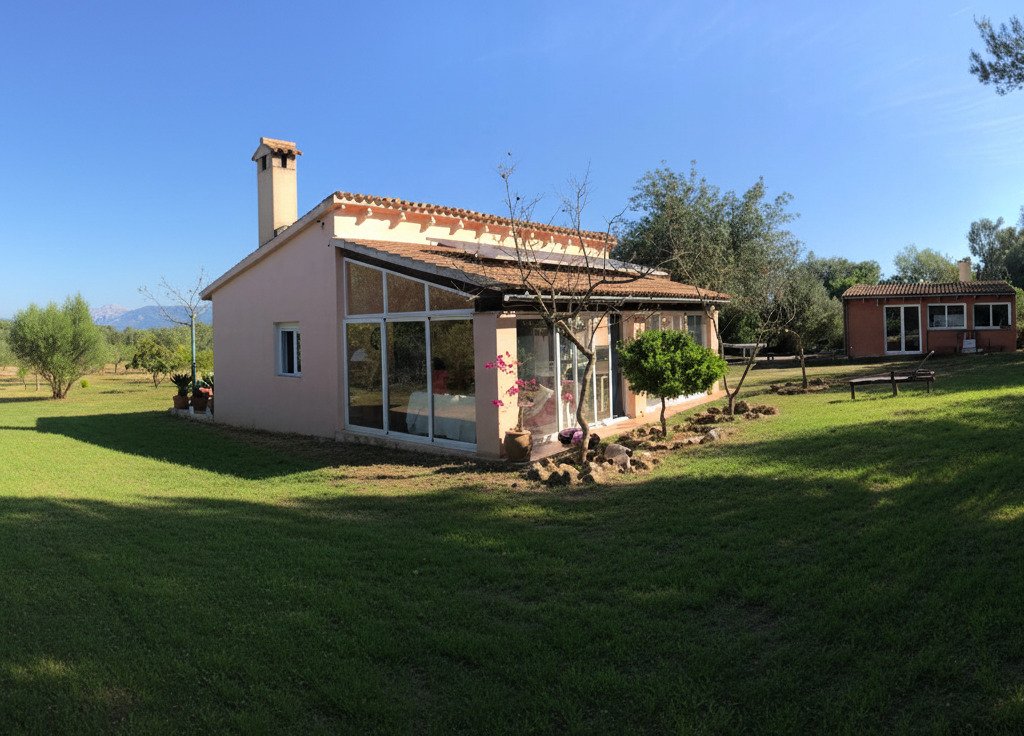 Rustic Country Retreat with Pool, Panoramic Views and Expansive Orchard 