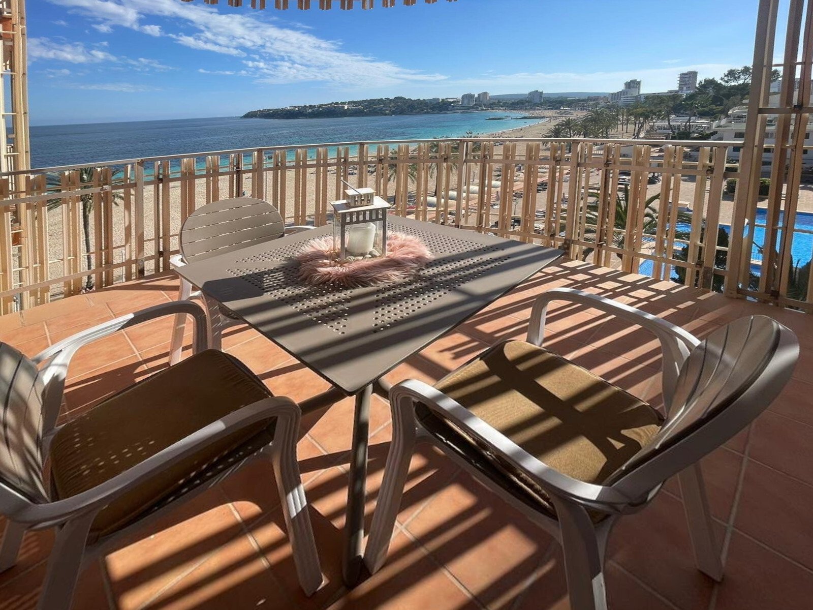 Terrasse von der Traumwohnung Magaluf Terrasse von der Traumwohnung Magaluf