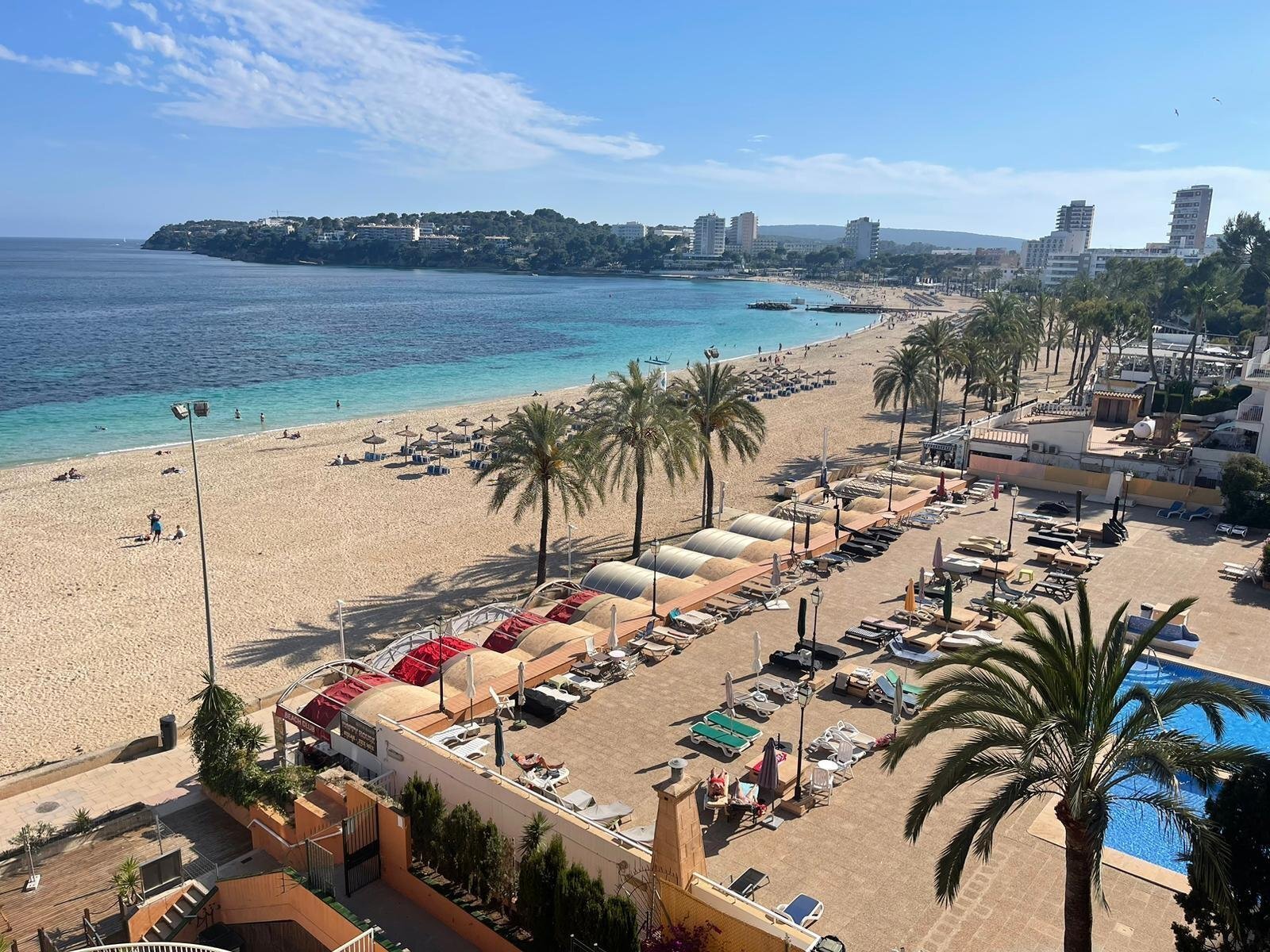 Blick von Balkon Traumwohnung Magaluf Blick von Balkon Traumwohnung Magaluf