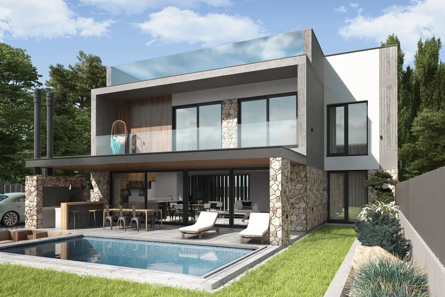 Exclusive Luxury Villa with Sustainable Construction and Close Proximity to the Sea Exclusive Luxury Villa with Sustainable Construction and Close Proximity to the Sea