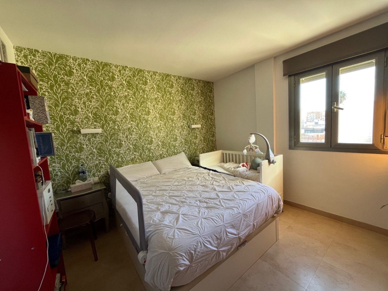 Bright children's room with large windows and practical layout Bright children's room with large windows and practical layout