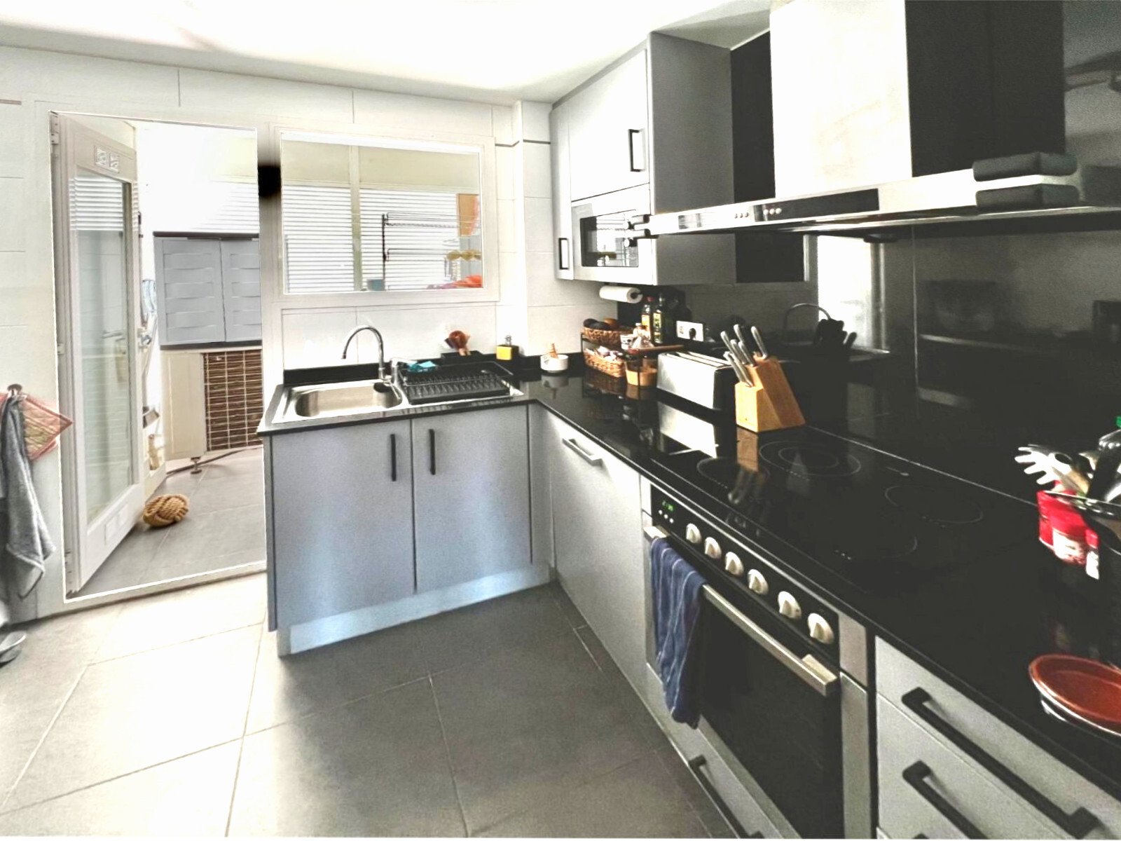 Modern kitchen with a functional island and high-quality equipment