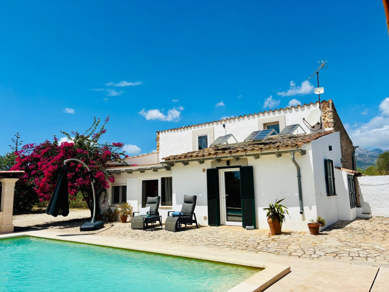 Mediterranean finca estate with private swimming pool and mountain view Mediterranean finca estate with private swimming pool and mountain view