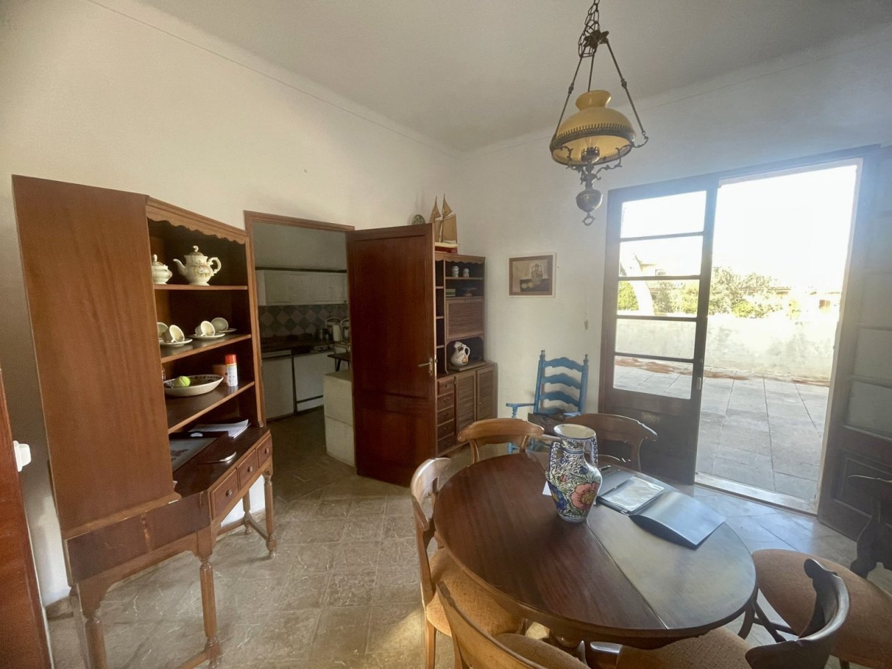 Living and dining area with open floor plan and terrace access Living and dining area with open floor plan and terrace access