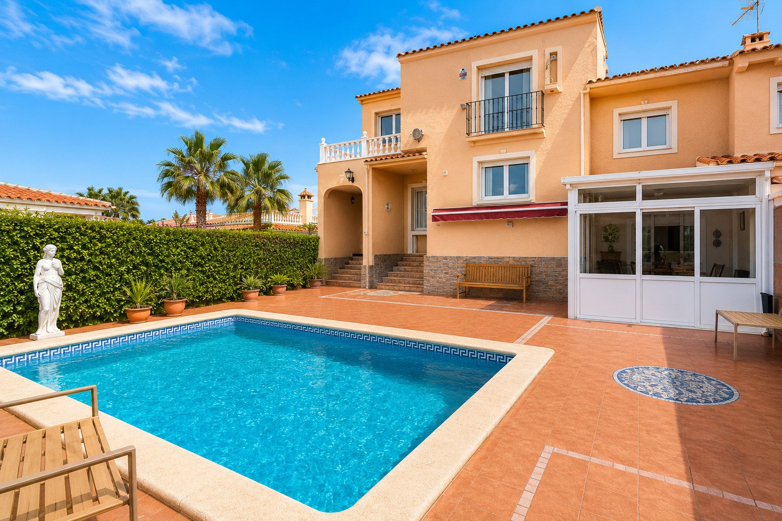 Elegant Semi-Detached Villa with Private Pool near the Salt Lakes of Torrevieja 