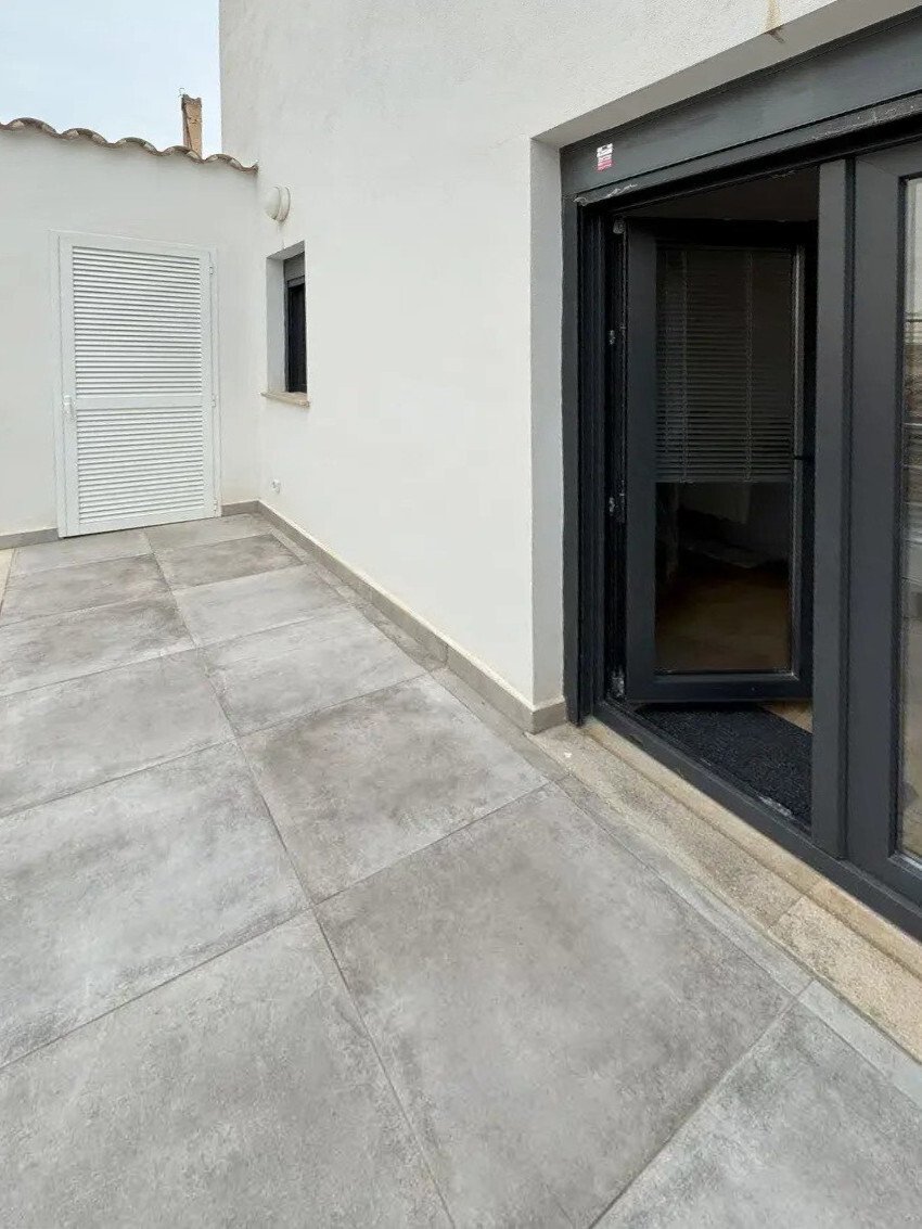 Terrace area with direct room access and high-quality sliding doors Terrace area with direct room access and high-quality sliding doors