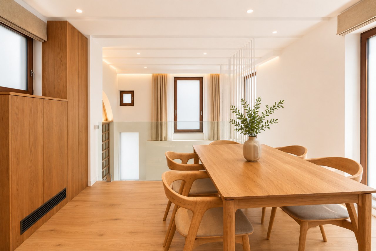 Dining area with optimal layout – elegant connection to living area and terrace Dining area with optimal layout – elegant connection to living area and terrace