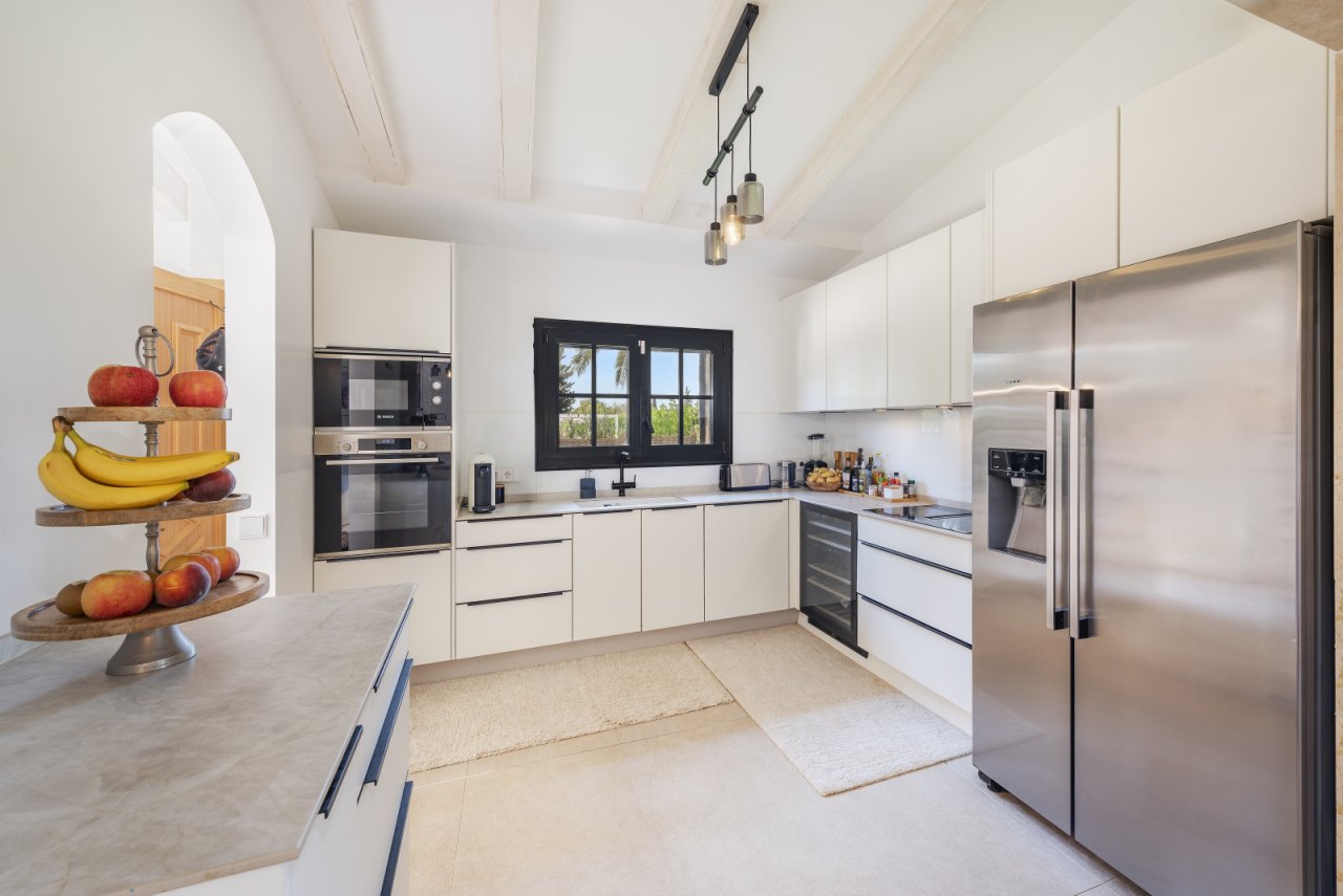 Modern kitchen with high-quality equipment and optimal workspace design Modern kitchen with high-quality equipment and optimal workspace design