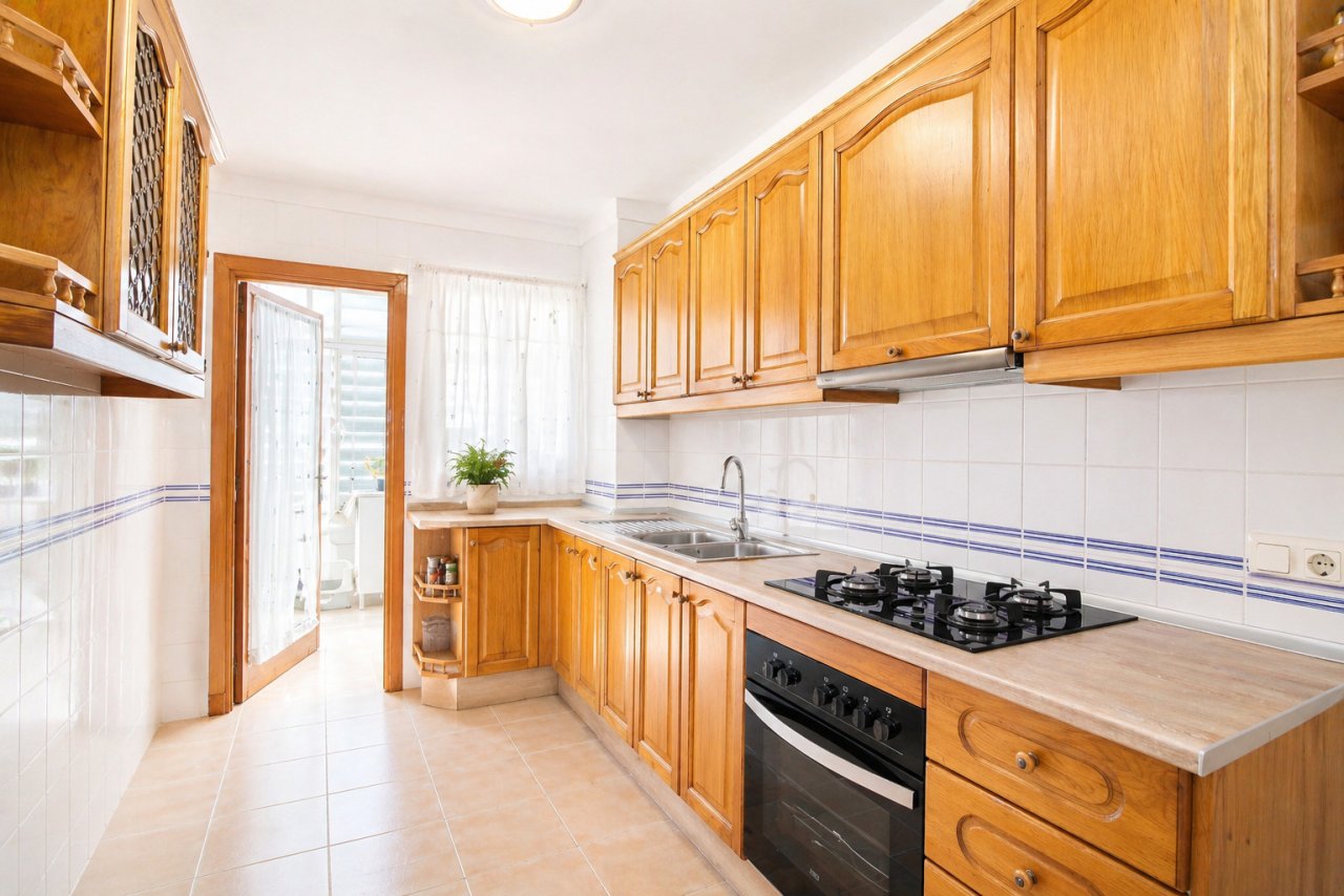 Functional kitchen with ample workspace and modern cooking comfort Functional kitchen with ample workspace and modern cooking comfort