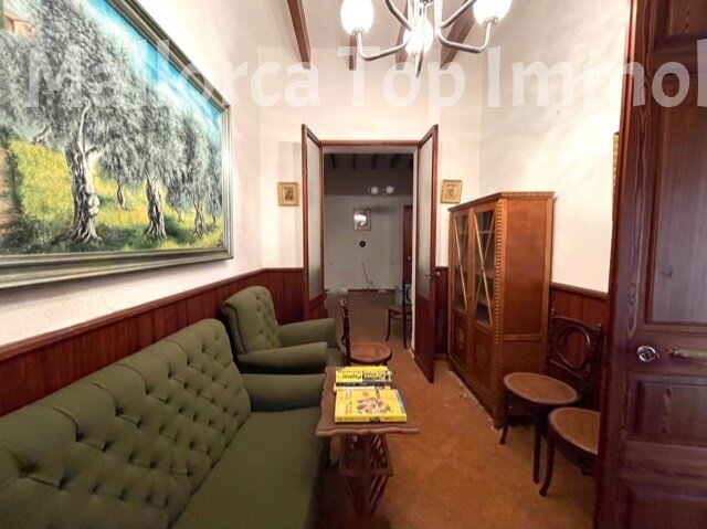 Elegant living room with high-quality wood paneling and stucco-decorated ceiling Elegant living room with high-quality wood paneling and stucco-decorated ceiling