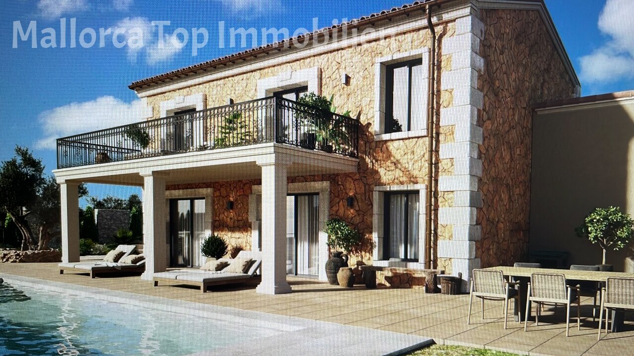 Modern architecture with an elegant terrace and direct pool access
