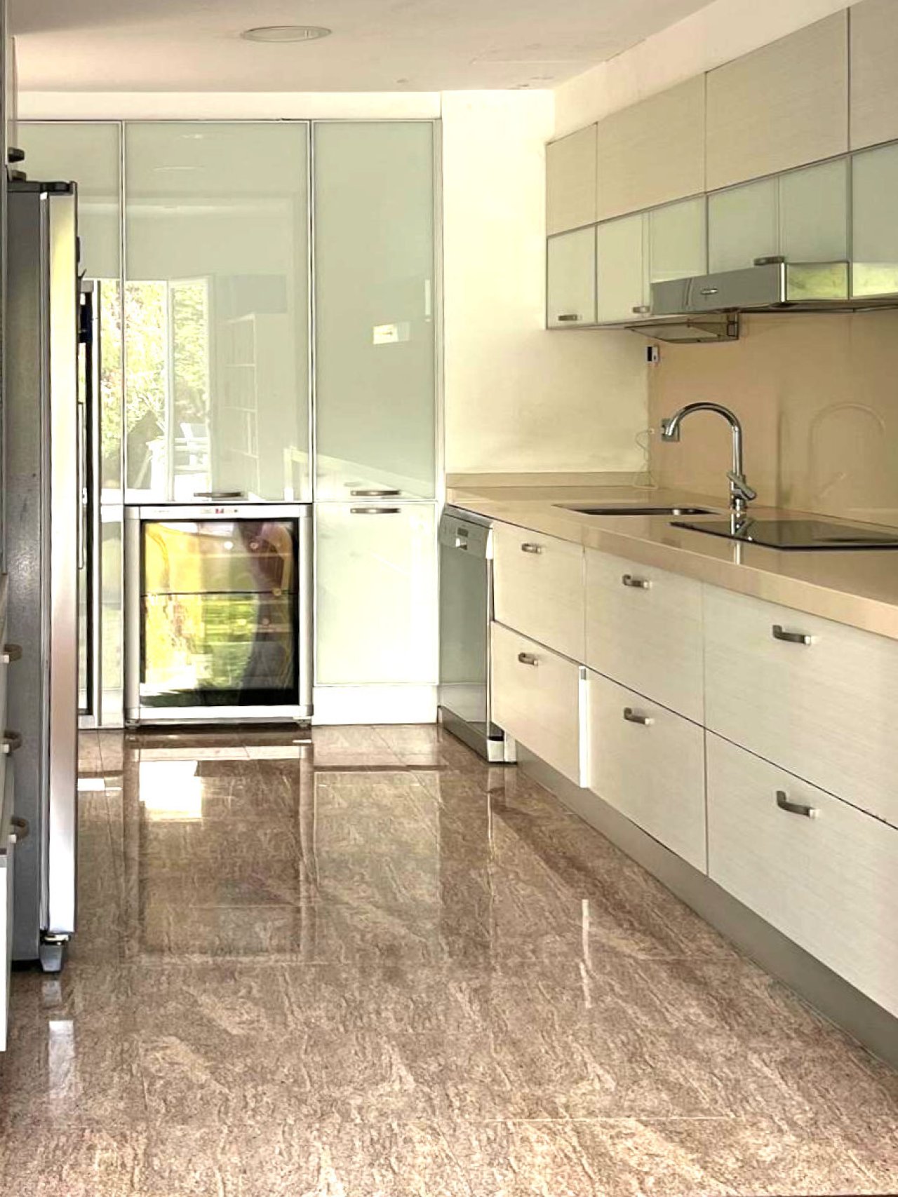 Modern kitchen with high-quality equipment and optimal workspace design Modern kitchen with high-quality equipment and optimal workspace design