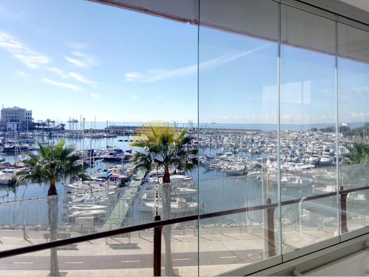 Glazing with unobstructed harbor view and sea outlook