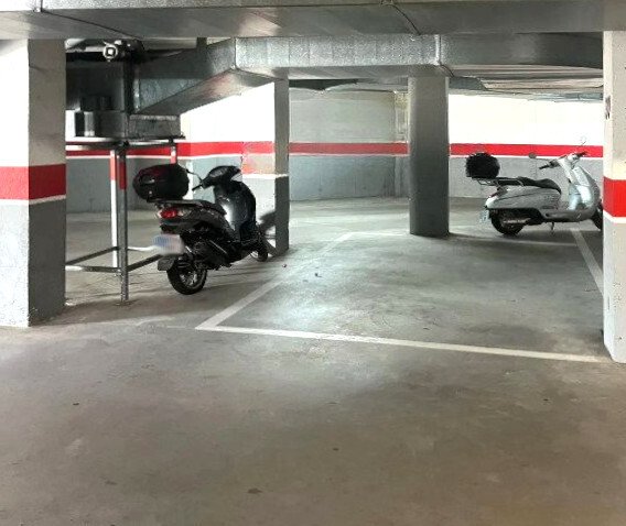 Secure underground parking with optimal space allocation and convenient access