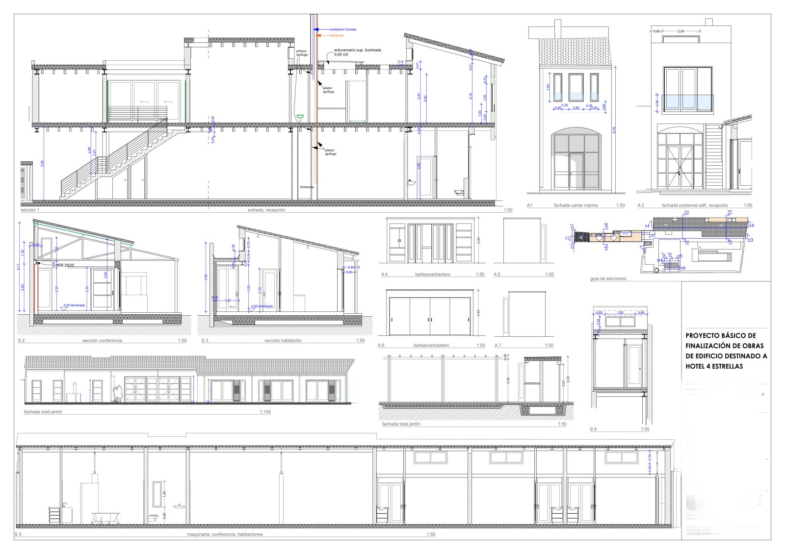 Hotel 4**** para enamorados en el centro - proyecto de obra nueva