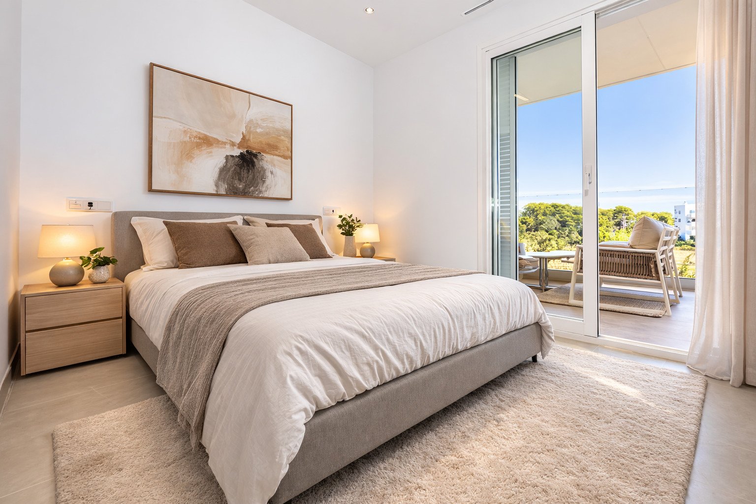 Elegancia mediterránea en complejo exclusivo – piso con amplias comodidades