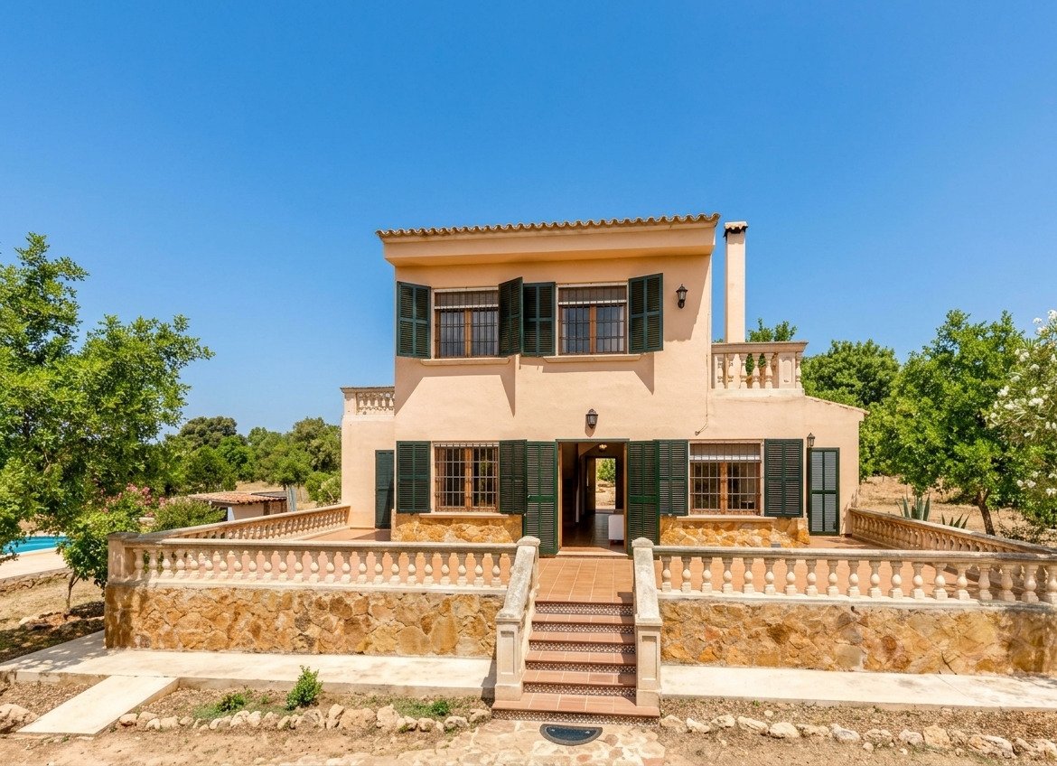 Exclusiva finca mediterránea con licencia ETV, vistas panorámicas y amplio terreno natural – refugio privado con gran potencial de inversión