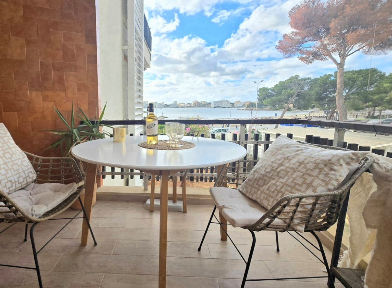 Bonito apartamento en primera línea de playa en Palmanova