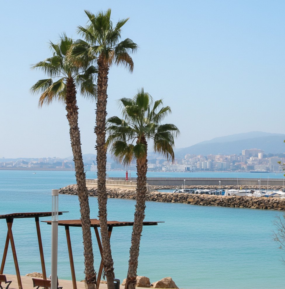Libertad mediterránea en varios niveles – Casa adosada con amplias terrazas y vistas al mar