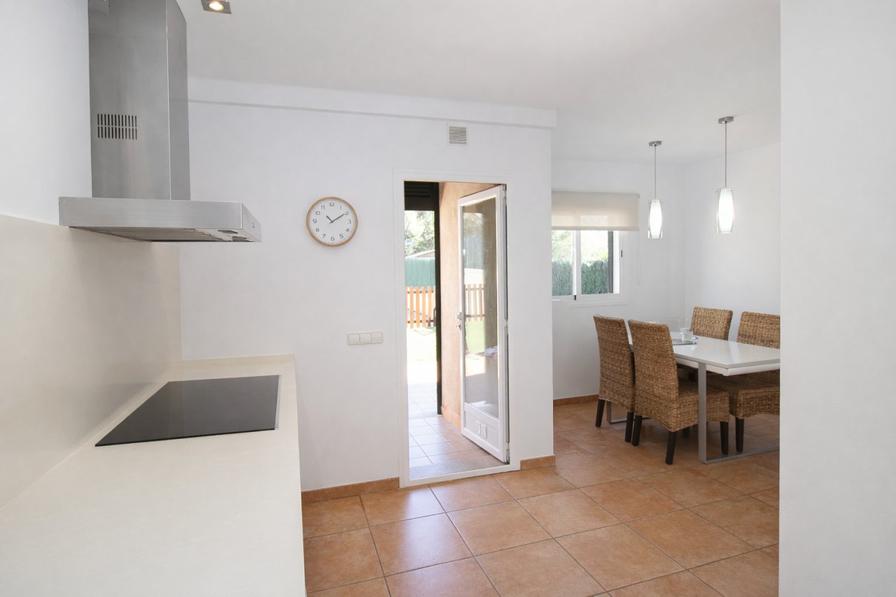 Küche und Essbereich