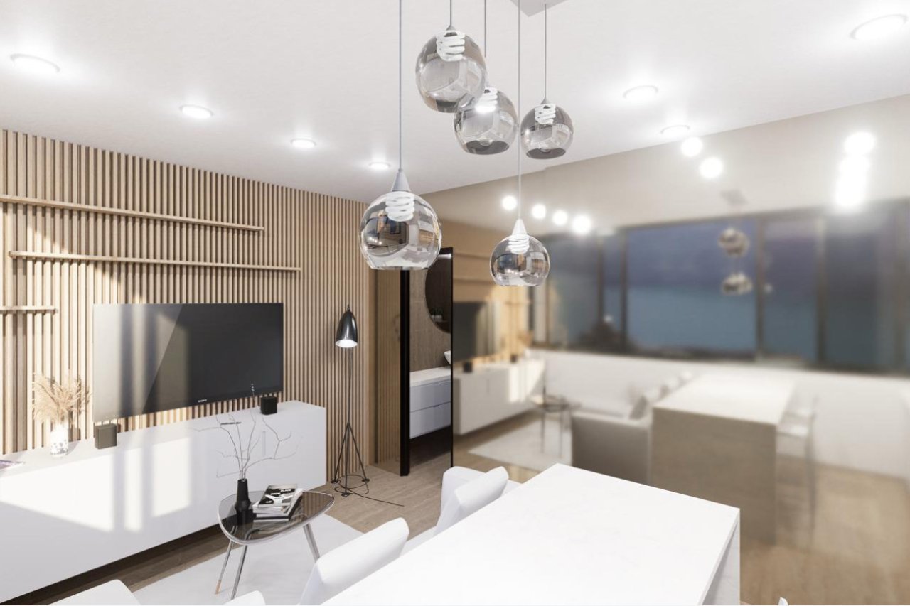 Concepto de vivienda abierto con iluminación LED de alta calidad y distribución de espacios bien pensada Concepto de vivienda abierto con iluminación LED de alta calidad y distribución de espacios bien pensada