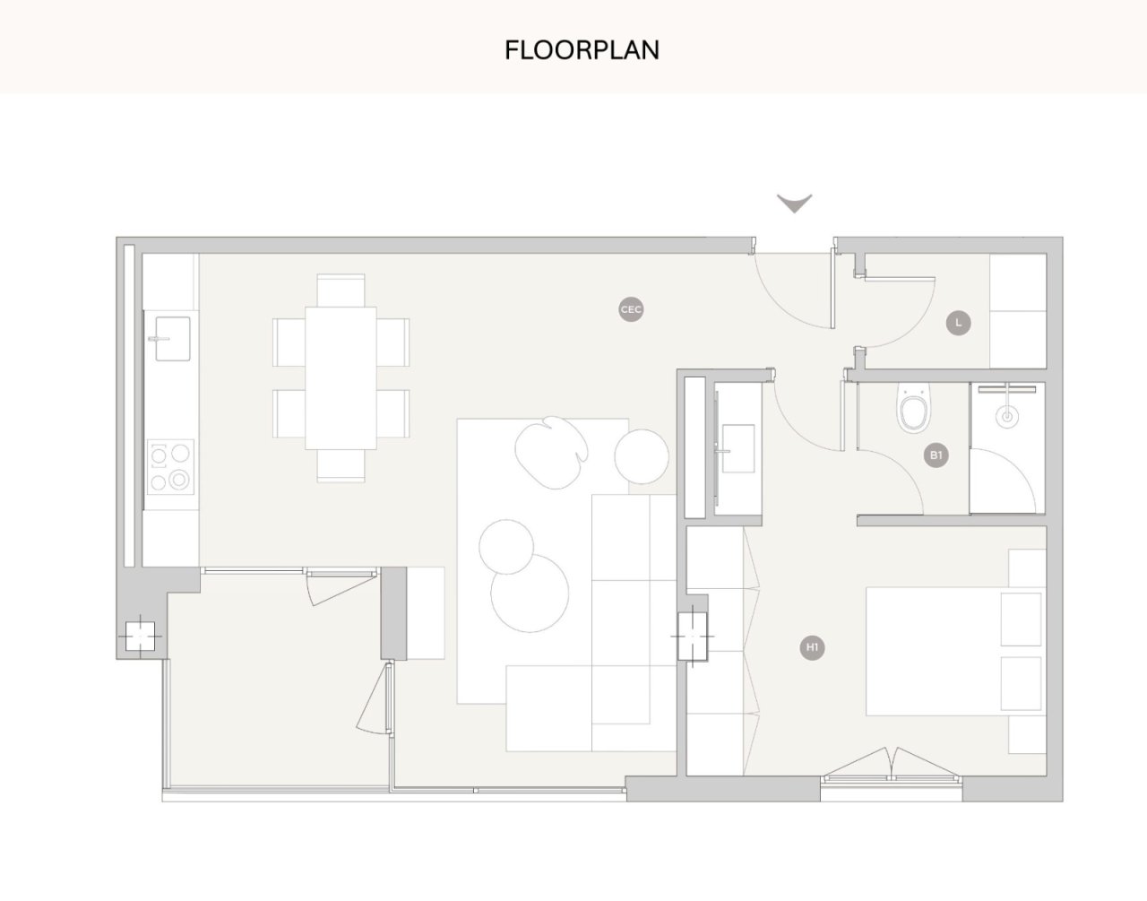 Diseño inteligente del plano con distribución óptima de espacios y zonas de vivienda flexibles Diseño inteligente del plano con distribución óptima de espacios y zonas de vivienda flexibles