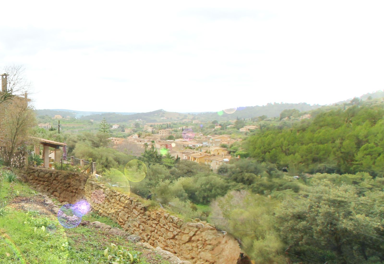 Blick auf die Gemeinde von Alaro