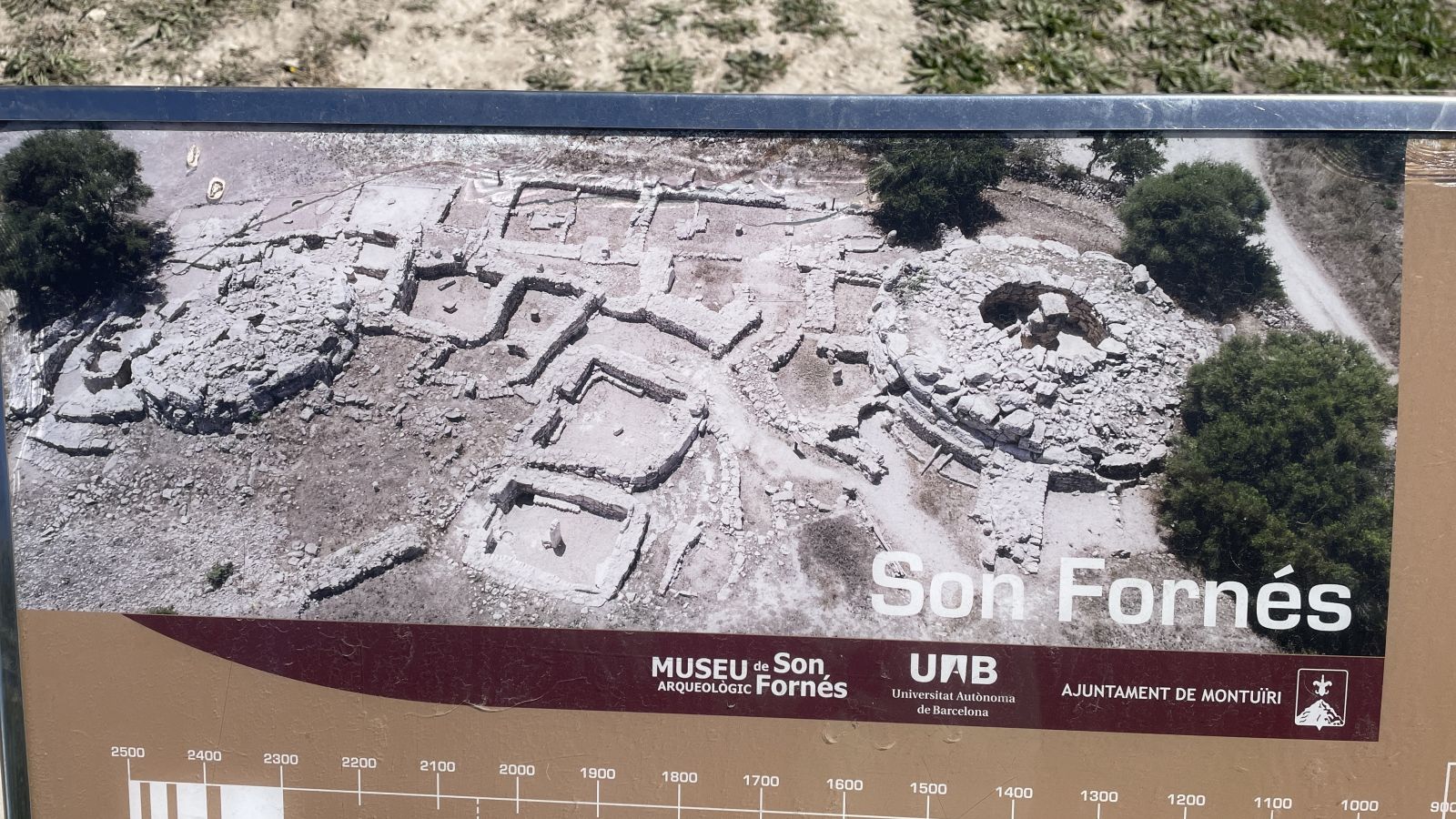 Archäologische Stätte Mallorca Son Fornés Megalith