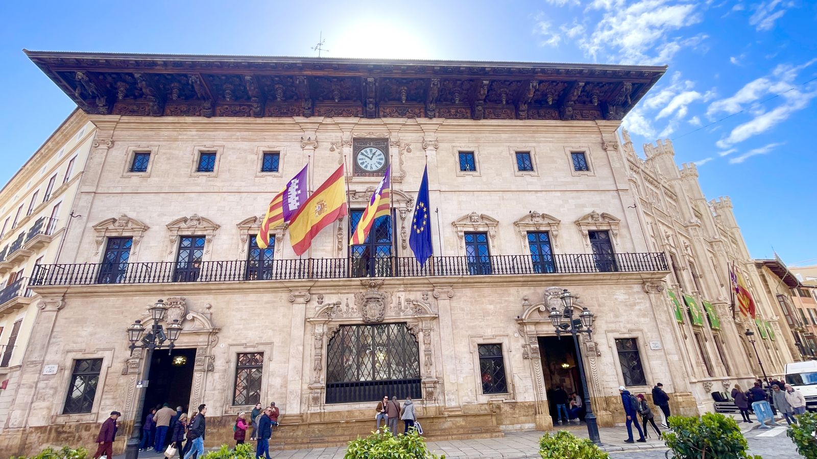 Das Rathaus in Palma