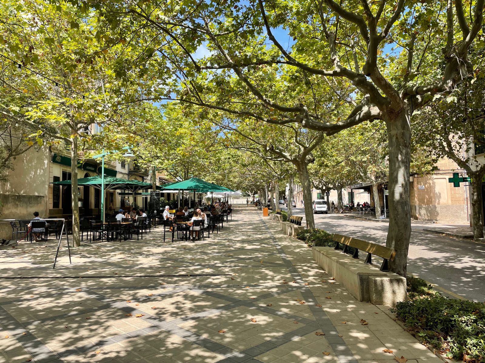 Mallorca: Marktplatz von Esporles