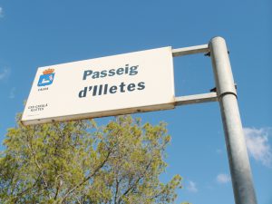 Wegweiser öffentliche Infrastruktur in Illetas