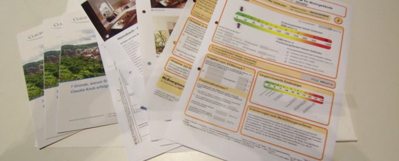 Formulare vom Energieausweis